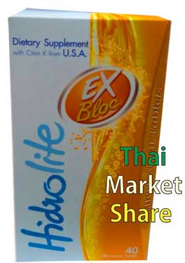 รูปภาพของ Hidrolite Ex Bloc ไฮโดรไลท์ เอ็กซ์ บล็อก เม็ดฟู่ 40เม็ด